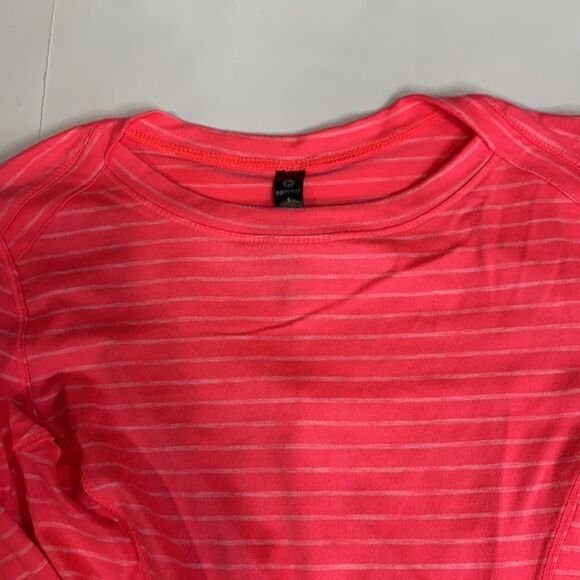 Long Sleeve Fitted Athletic Running‎ Thumb Holes Reflective Top Hot Pink S - Picture 4 of 9